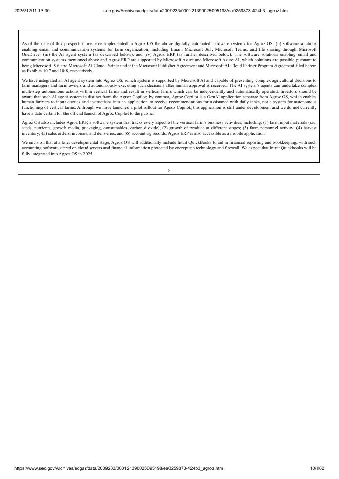 Agroz Inc.美股纳斯达克IPO上市招股说明书_第10页