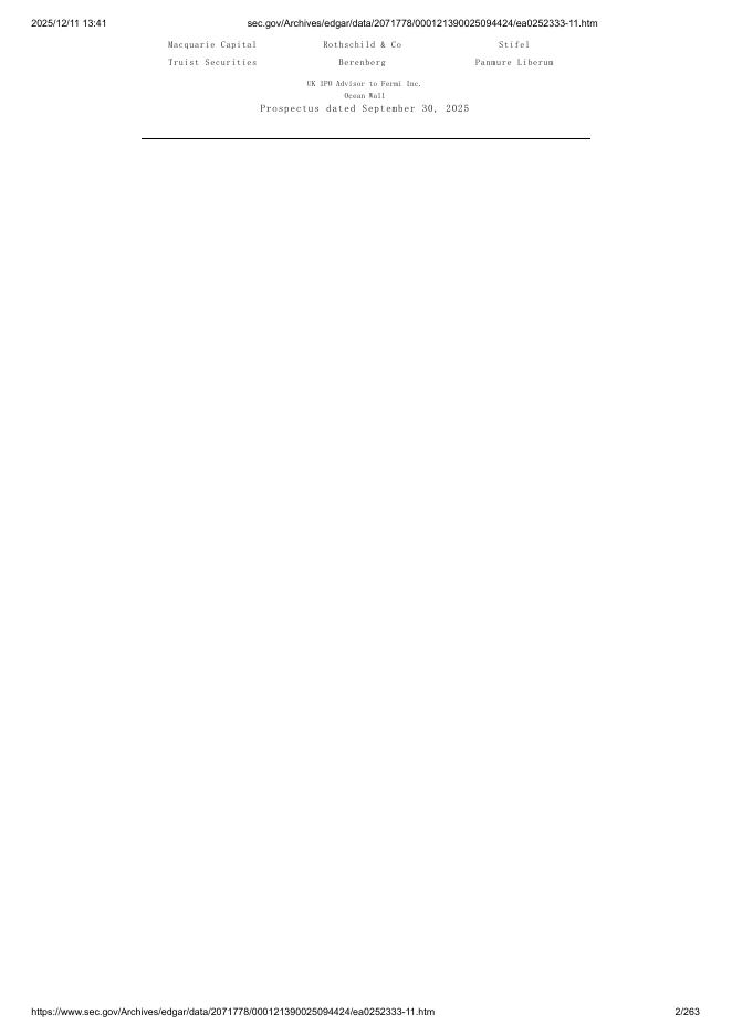 Fermi Inc美股纳斯达克IPO上市招股说明书._第2页