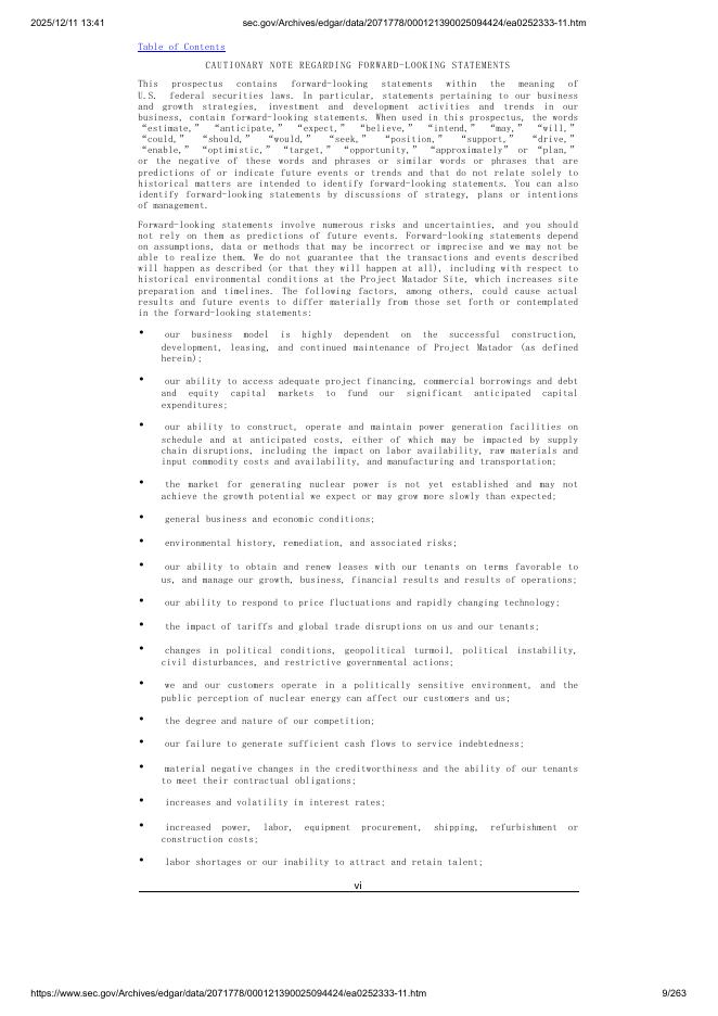 Fermi Inc美股纳斯达克IPO上市招股说明书._第9页