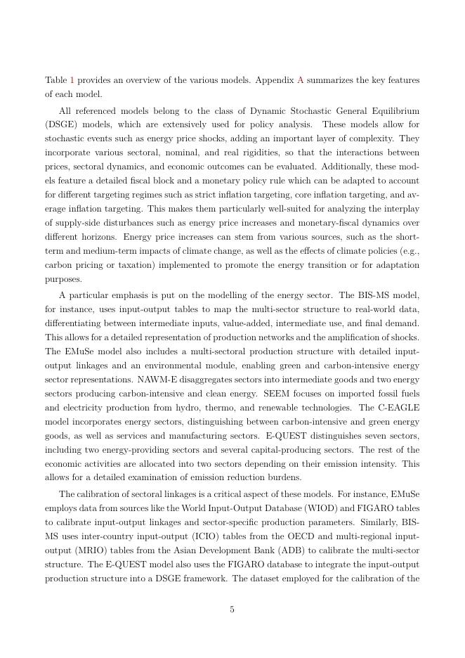 国际清算银行：碳密集型能源价格变化的宏观经济效应：模型比较（英文版）_第7页