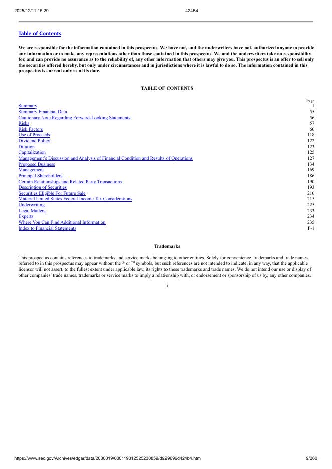 GigCapital8 Corp.美股纳斯达克IPO上市招股说明书_第9页