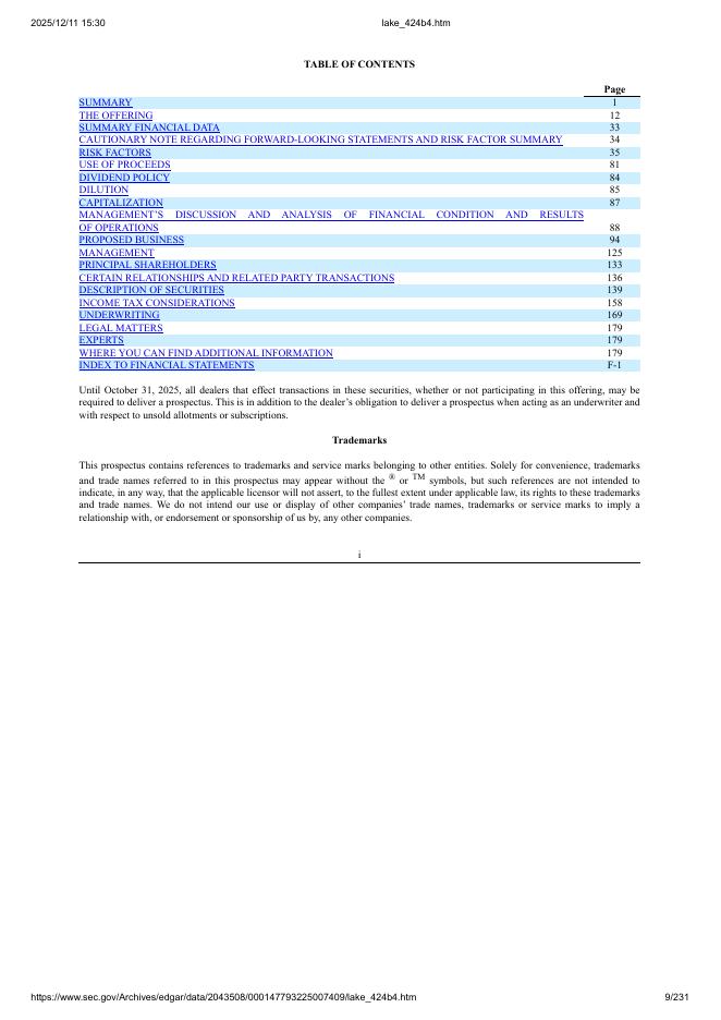 Lake Superior Acquisition Corp.美股纳斯达克IPO上市招股说明书_第9页