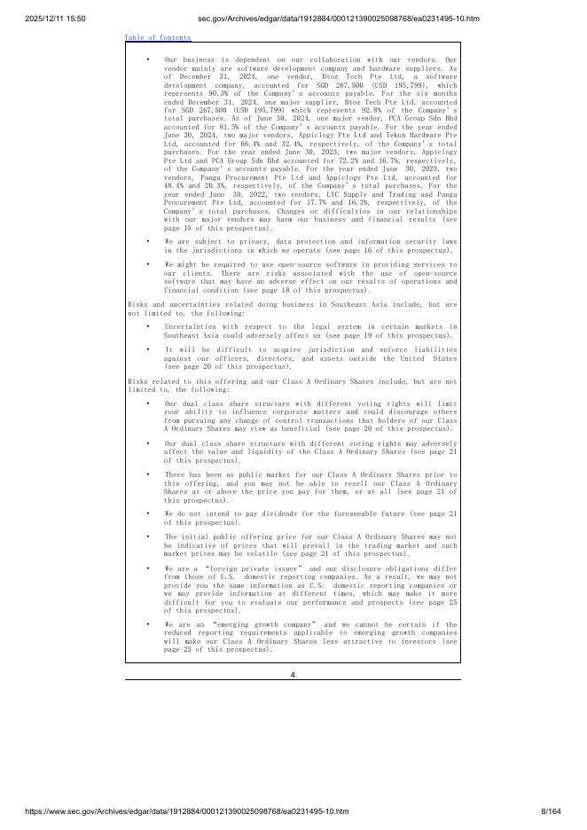 Republic Power Group Limited美股纳斯达克IPO上市招股说明书_第8页