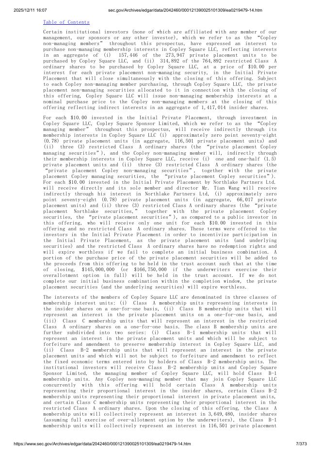 Harvard Ave Acquisition Corporation美股纳斯达克IPO上市招股说明书_第7页