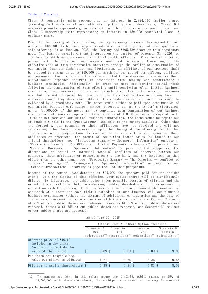 Harvard Ave Acquisition Corporation美股纳斯达克IPO上市招股说明书_第9页