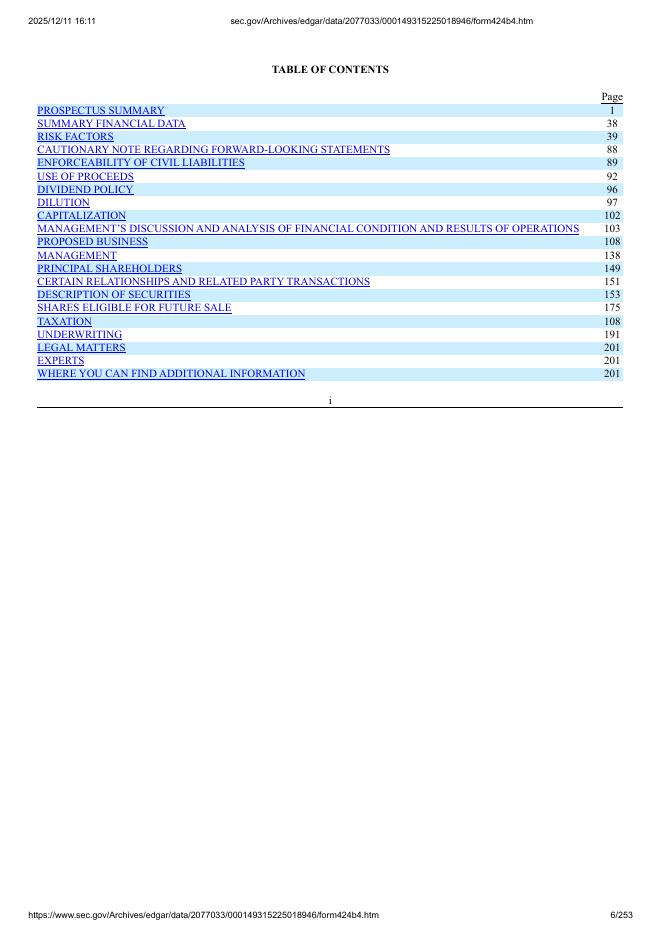 Miluna Acquisition Corp美股纳斯达克IPO上市招股说明书_第6页
