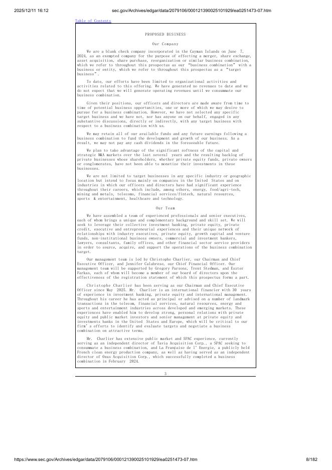 LaFayette Acquisition Corp.美股纳斯达克IPO上市招股说明书_第8页