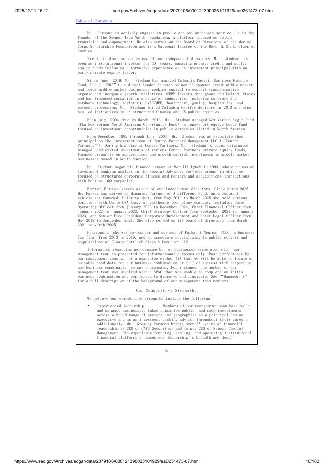 LaFayette Acquisition Corp.美股纳斯达克IPO上市招股说明书_第10页