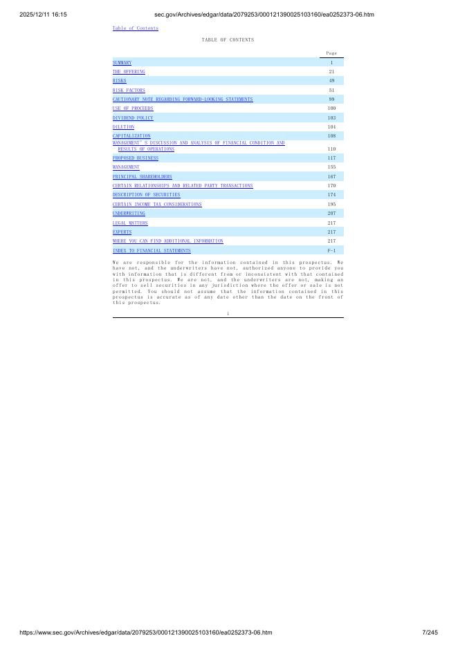 Apex Treasury Corporation美股纳斯达克IPO上市招股说明书_第7页