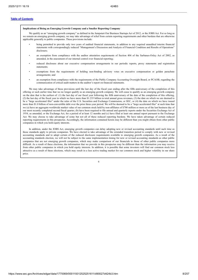 MapLight Therapeutics, Inc.美股纳斯达克IPO上市招股说明书_第8页