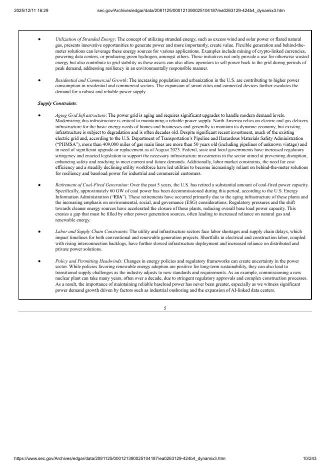 Dynamix Corporation III美股纳斯达克IPO上市招股说明书_第10页