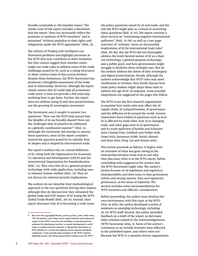 加拿大国际治理创新中心CIGI：人工智能与贸易：WTO的深思熟虑但不完整的评估（英文版）_第8页