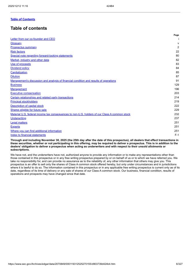 BillionToOne, Inc.美股纳斯达克IPO上市招股说明书_第6页