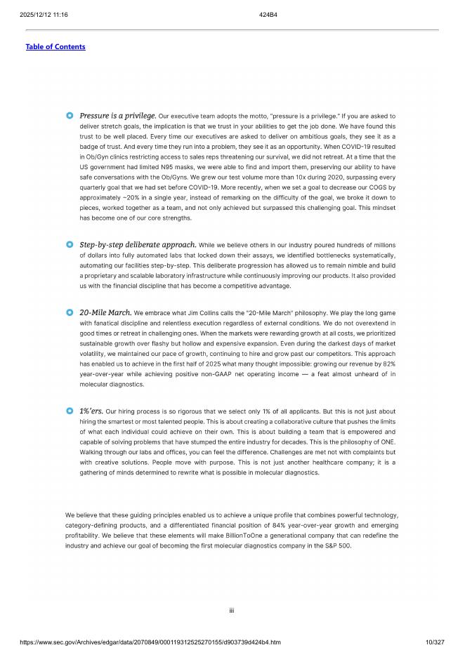 BillionToOne, Inc.美股纳斯达克IPO上市招股说明书_第10页