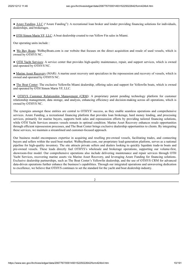 Off The Hook YS Inc.纽约证券交易所美洲板块IPO上市招股说明书_第10页