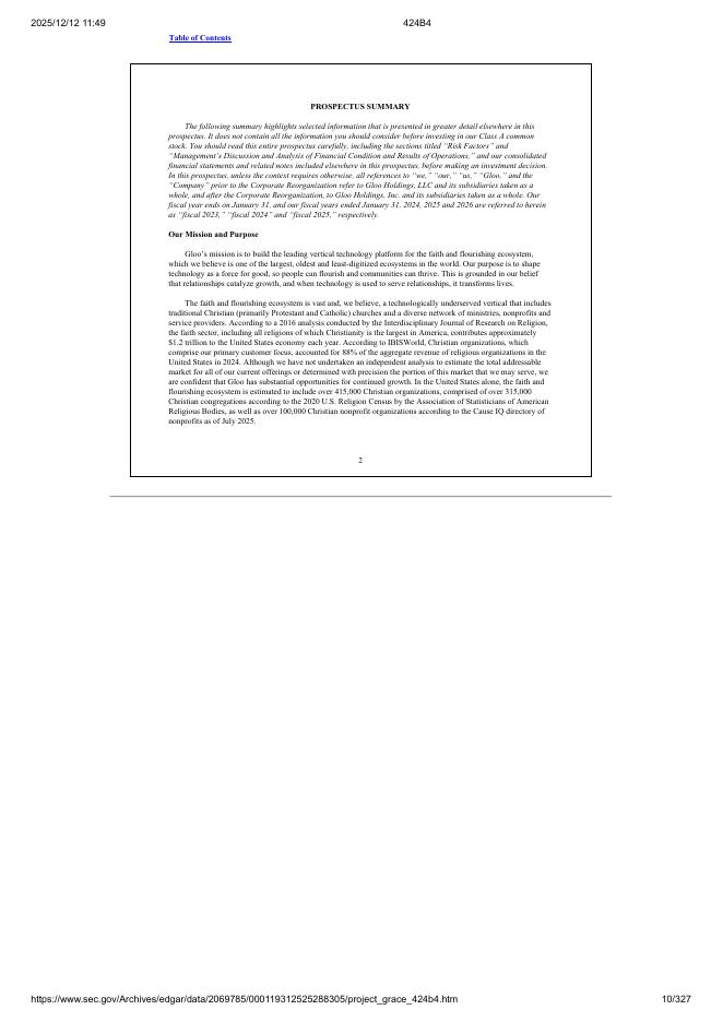 Gloo Holdings, Inc.美股纳斯达克IPO上市招股说明书_第10页