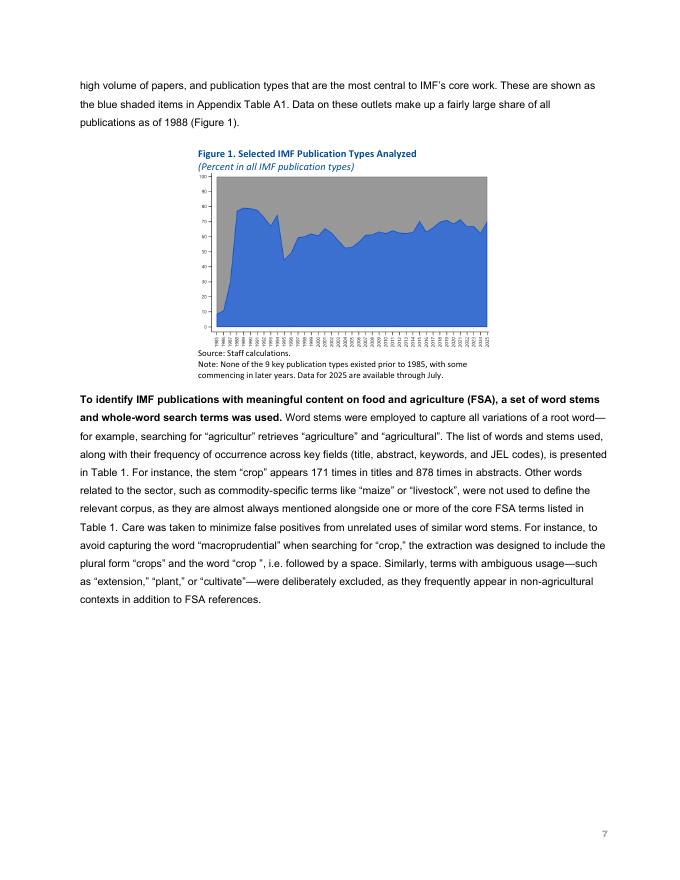 国际货币基金组织：国际货币基金组织出版物中的粮食和农业部门：文本挖掘分析（英文版）_第7页