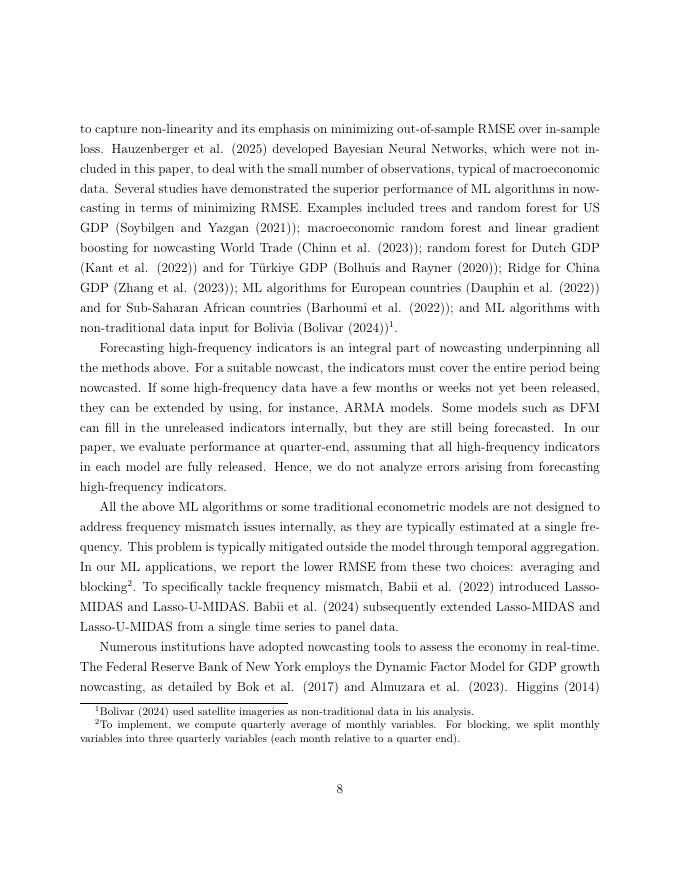 国际货币基金组织：传统计量经济学模型与机器学习算法的GDP预测性能：模拟和案例研究（英文版）_第10页