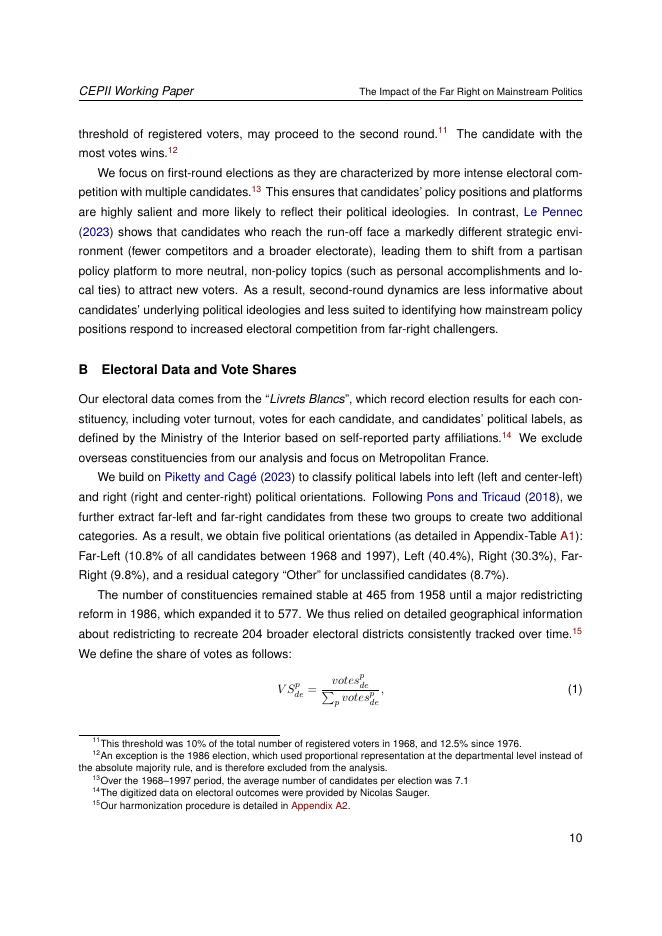 法国预测与国际信息中心：极右翼对主流政治的影响：来自国民阵线的证据（英文版）_第10页