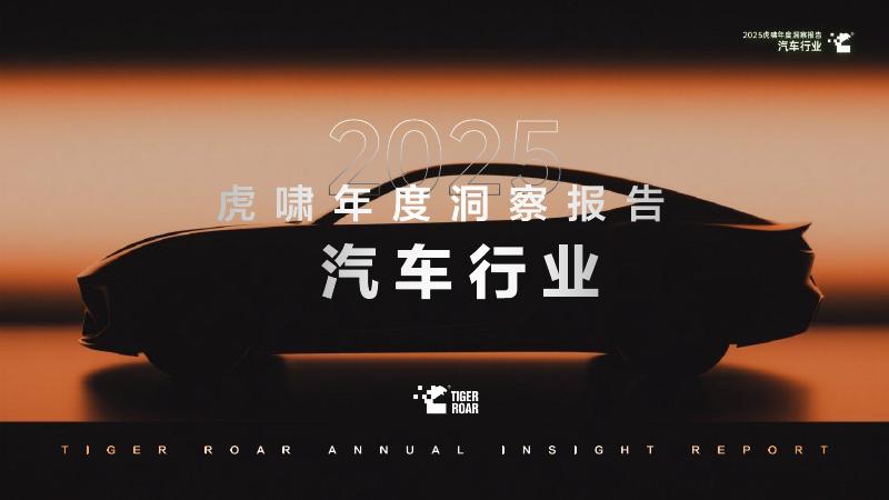 虎啸：2025虎啸年度洞察报告-汽车行业海报