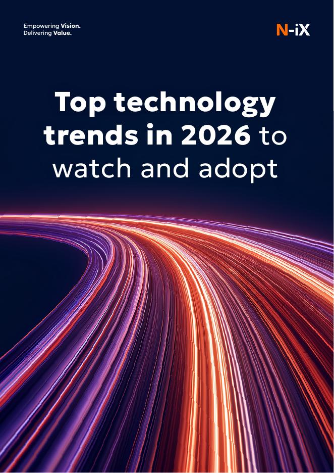 N-iX：2026年值得关注与采纳的核心技术趋势研究报告（英文版）海报