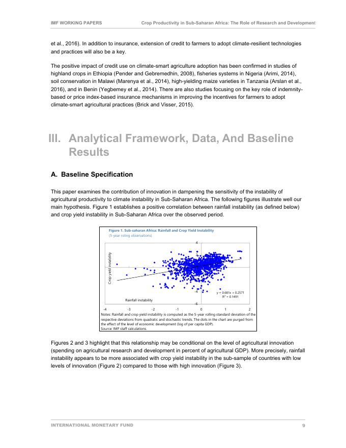 国际货币基金组织：撒哈拉以南非洲的作物生产力：研究与开发的作用（英文版）_第9页