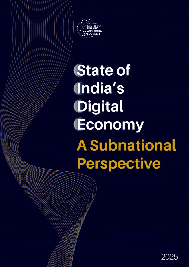 印度国际经济关系研究理事会（ICRIER）：2025年印度数字经济状态：一个次国家视角报告（英文版）海报