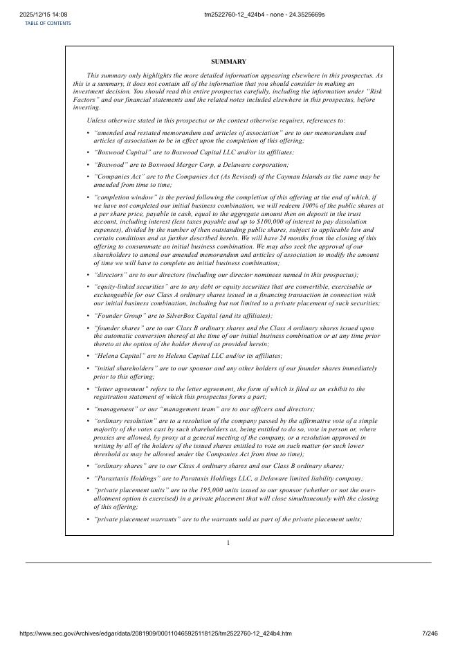 SilverBox Corp V纽约证券交易所IPO上市招股说明书_第7页
