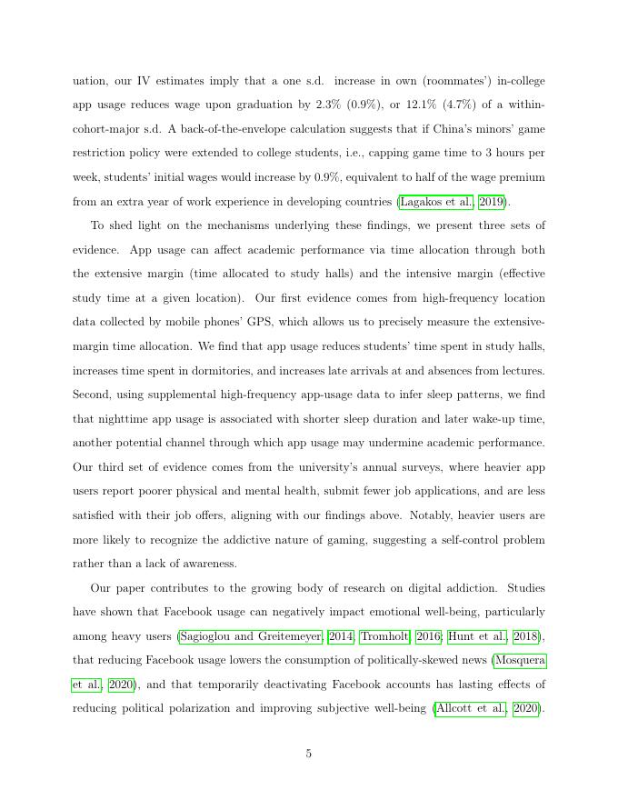数字化分心与同伴影响：移动应用使用对学业与劳动力市场结果的影响（英文版）_第7页