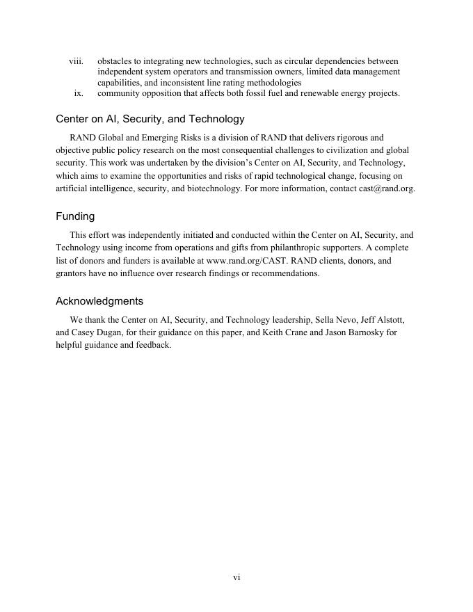 Rand兰德：2025年加快大规模网格基础设施项目，赢得人工智能竞赛报告（英文版）_第6页
