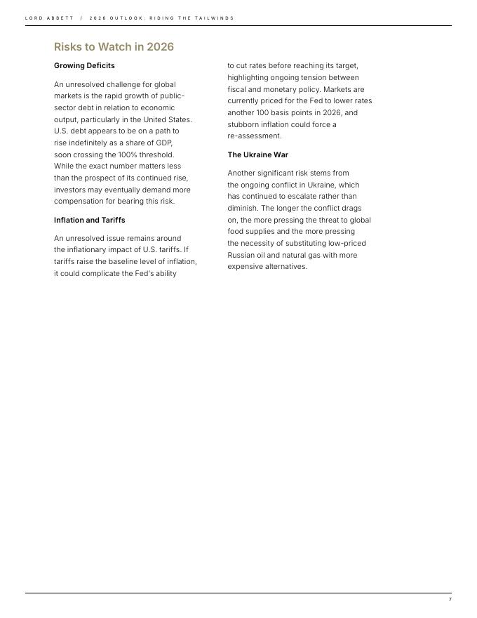 诺德·安博特公司：2026年全球投资展望报告：乘势而上（英文版）_第7页