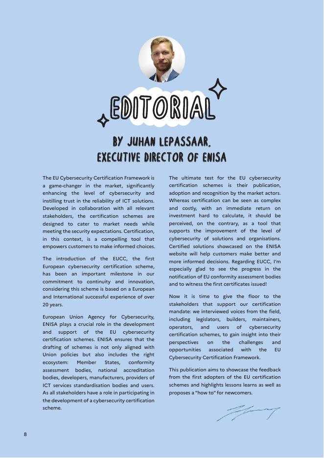 欧盟网络安全局（ENISA）：2025年欧盟网络安全认证的声音报告（英文版）_第8页