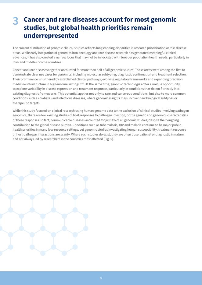 WHO世界卫生组织：1990-2024年人类基因组学技术在临床研究中的应用：研究现状报告（英文版）_第8页