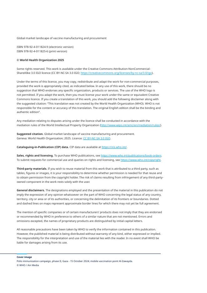 WHO世界卫生组织：2025年疫苗制造和采购的全球市场格局报告（英文版）_第4页