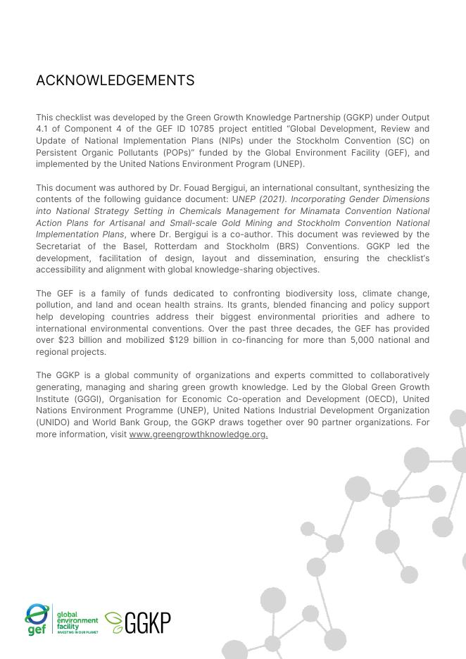 绿色增长知识合作伙伴 (GGKP)：2025年根据斯德哥尔摩公约将性别考虑纳入国家实施计划（NIPs）的主流化报告（英文版）_第3页