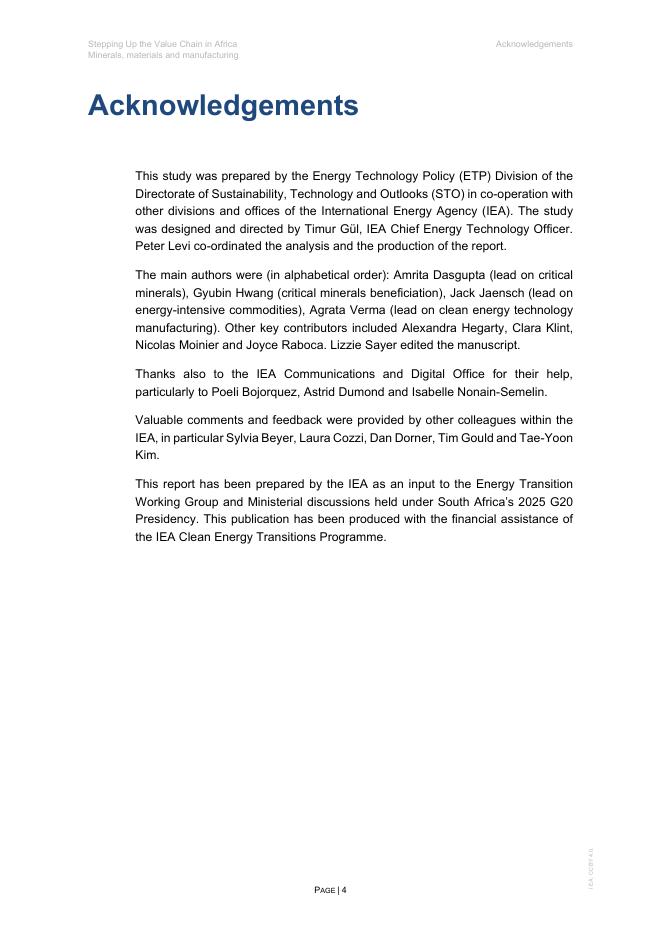 IEA国际能源署 ：2025年提升非洲价值链：矿产、材料和制造业报告（英文版）_第4页