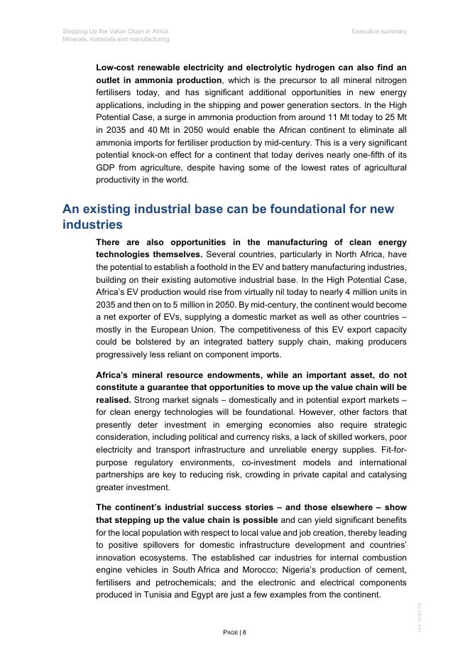 IEA国际能源署 ：2025年提升非洲价值链：矿产、材料和制造业报告（英文版）_第8页