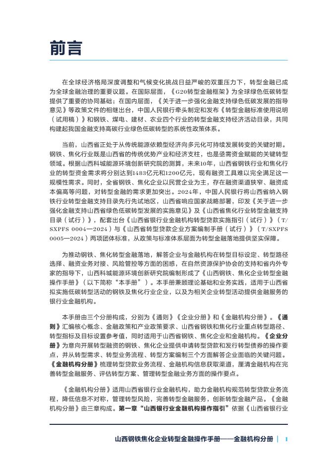 自然资源保护协会：2025年山西钢铁焦化企业转型金融操作手册-金融机构分册_第5页