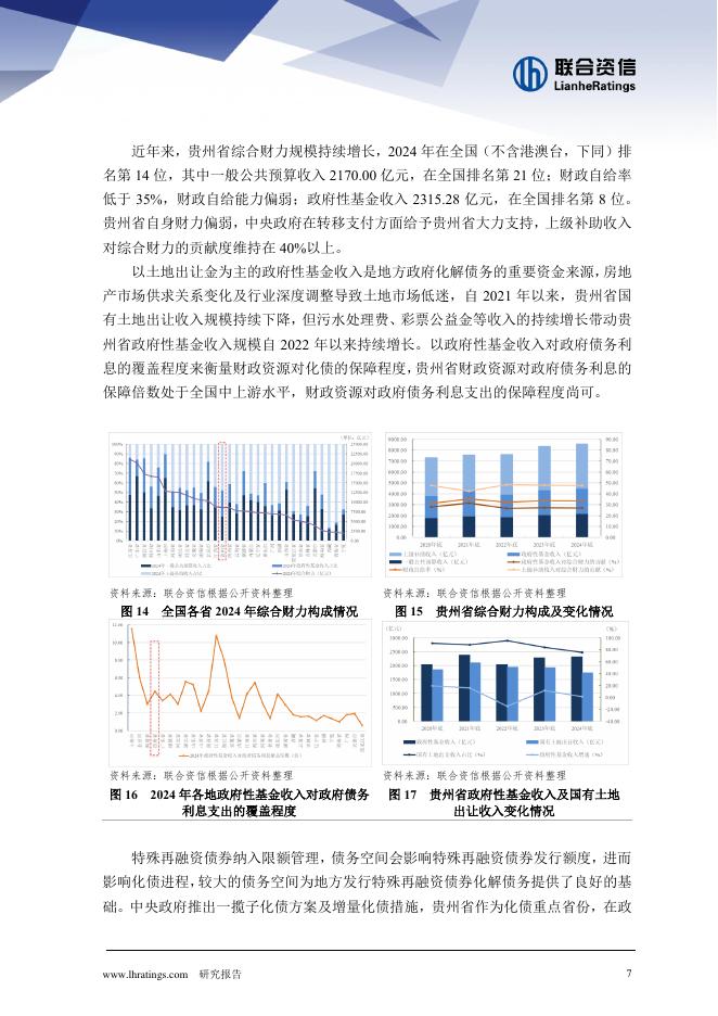 联合资信：2025年贵州省地方债务化解观察与展望报告_第7页