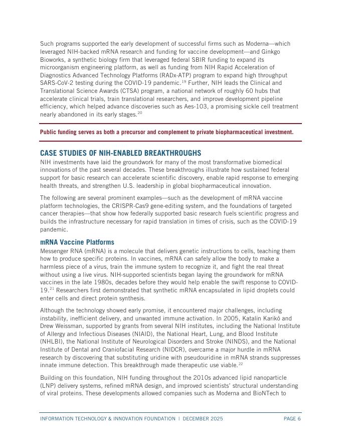 ITIF：2025年美国国立卫生研究院资助的科学如何支持美国生物制药创新报告（英文版）_第6页