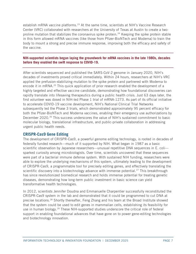 ITIF：2025年美国国立卫生研究院资助的科学如何支持美国生物制药创新报告（英文版）_第7页