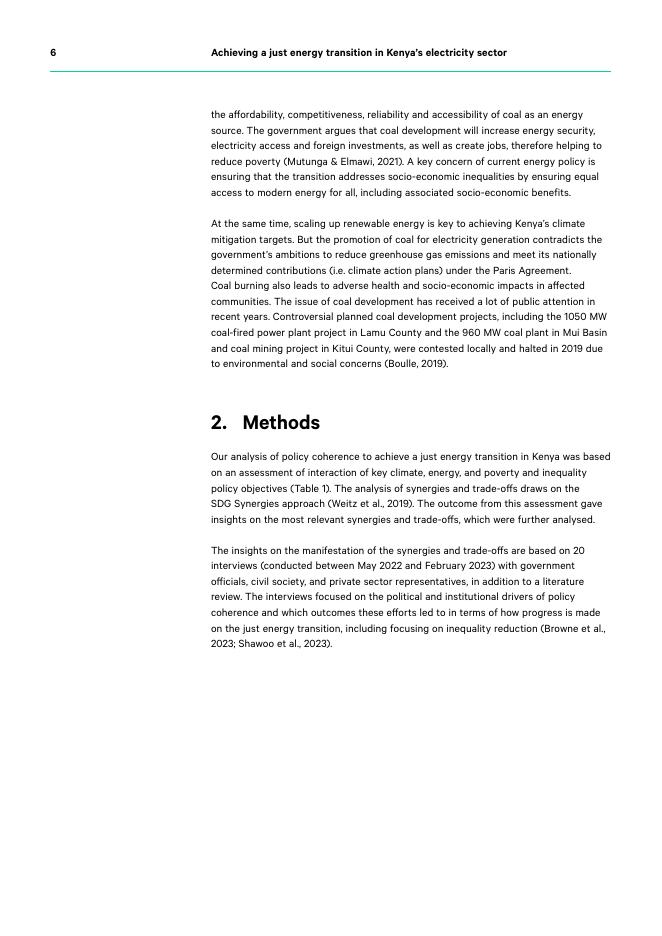 斯德哥尔摩环境研究所（SEI）：2025年实现肯尼亚电力部门的公平能源转型：探讨政策一致性的作用报告（英文版）_第6页
