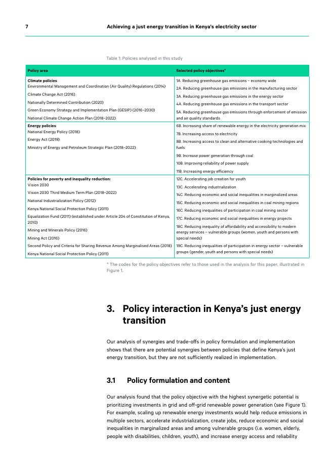 斯德哥尔摩环境研究所（SEI）：2025年实现肯尼亚电力部门的公平能源转型：探讨政策一致性的作用报告（英文版）_第7页
