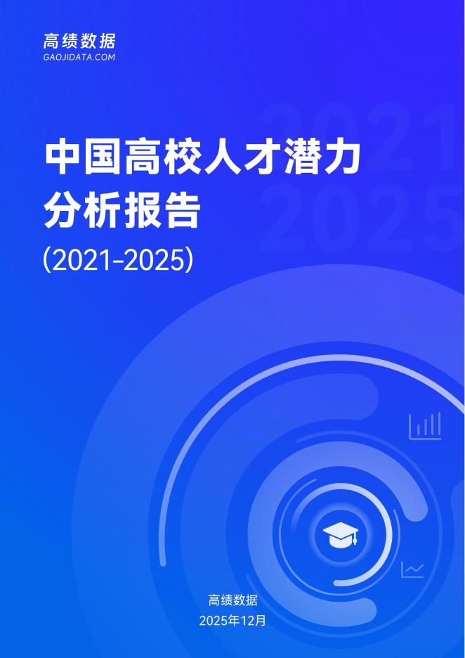 高绩数据：中国高校人才潜力分析报告（2021-2025）海报