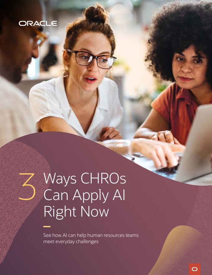 Oracle：2024年首席人力资源官立即可采用AI的三种方式报告（英文版）海报