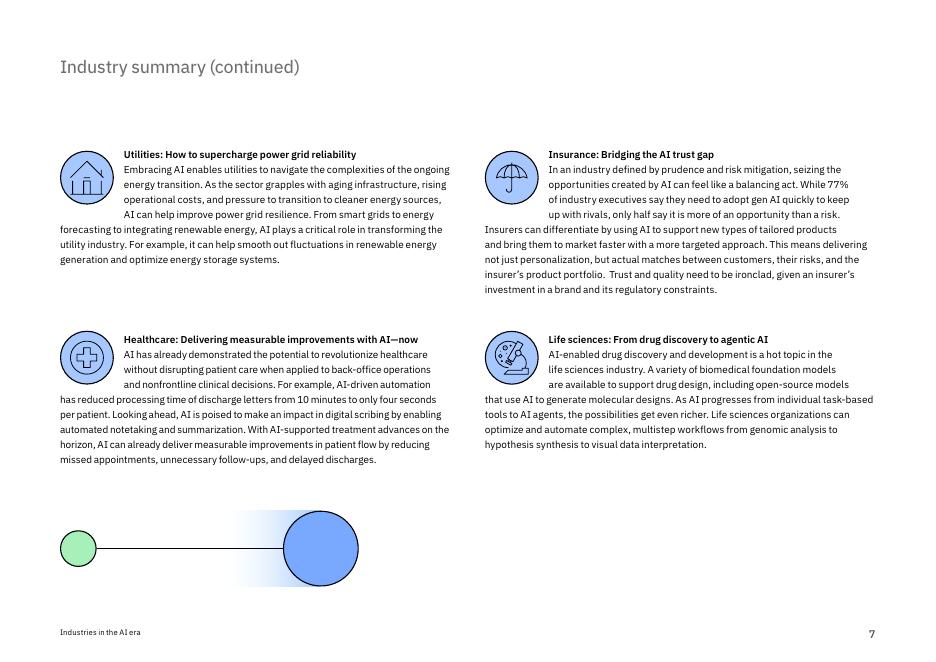IBM商业价值研究院：2025年AI时代的行业转型：十大行业如何借助AI重塑商业格局研究报告（英文版）_第7页