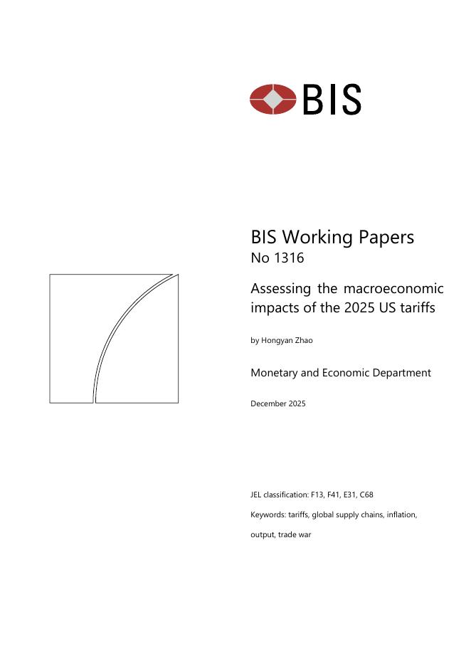 国际清算银行：评估2025年美国关税对宏观经济的影响（英文版）_第1页