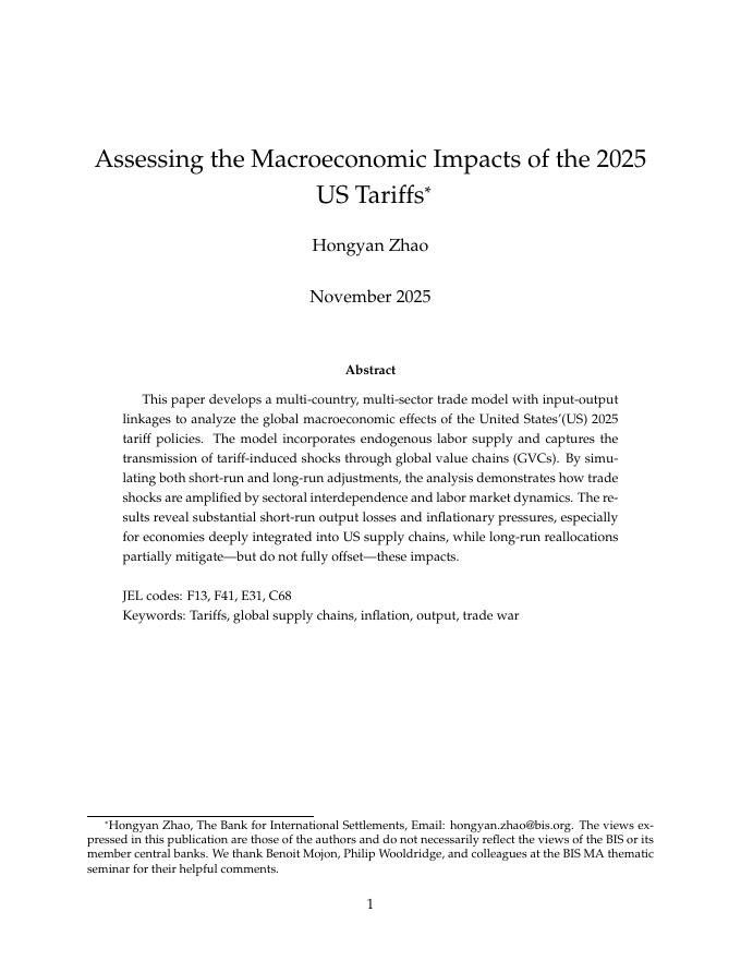 国际清算银行：评估2025年美国关税对宏观经济的影响（英文版）_第3页