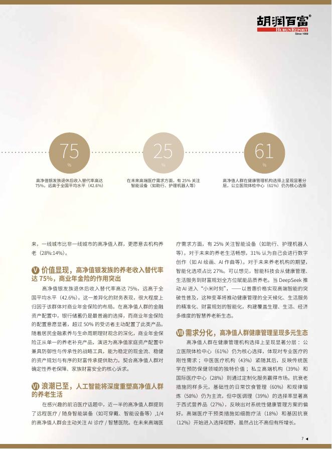 胡润百富：2025年中国高净值人群品质养老报告_第9页