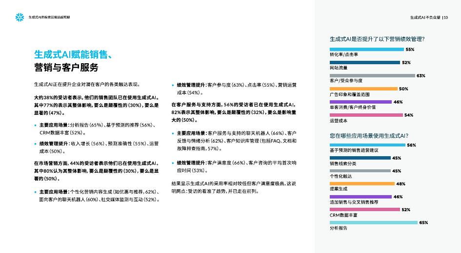Snowflake：2025年生成式AI的投资回报远超预期-企业借助生成式AI大获成功的最佳实践报告_第10页